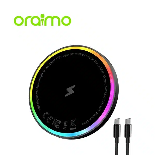 Oraimo OWH-1151 PowerDock 15W Magnetic Wireless Charging Pad