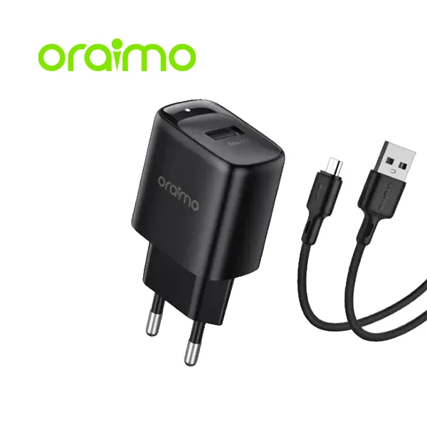 Oraimo OCW-E66S+C53 Firefly 3 10W USB Charger Adapter with Type C Cable