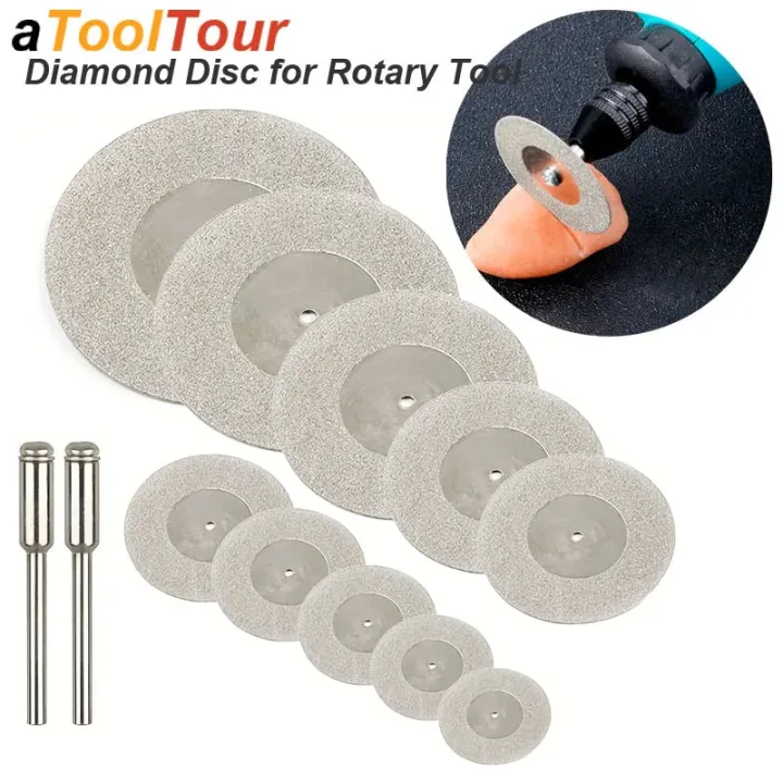 Diamond Blade Cut Off Disc Wheel Circular Saw Rotary Tool Disk Mini Drill Wood Stone Plastic Glass Ceramic Cutoff Cutter